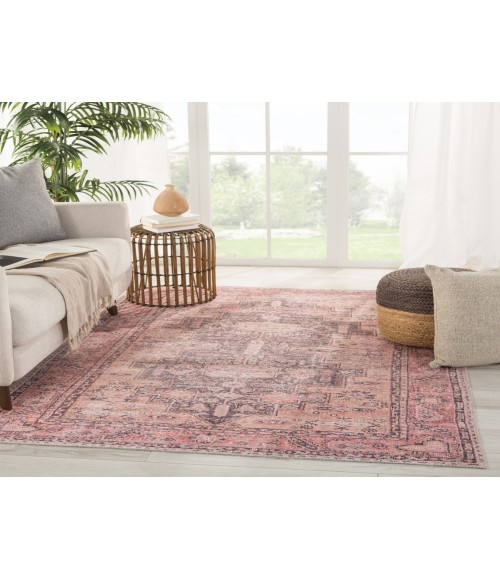 Jaipur Living Cosima Medallion Pink/ Dark Purple Runner Rug (2'6"X7'6")