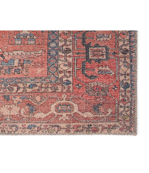 Kindred Area Rug Jaipur Living Galina Oriental Red/ Blue Area Rug (6'X9')