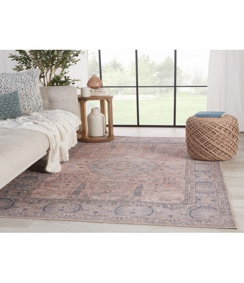 Jaipur Living Kadin Medallion Pink/ Blue Area Rug (9'X12')
