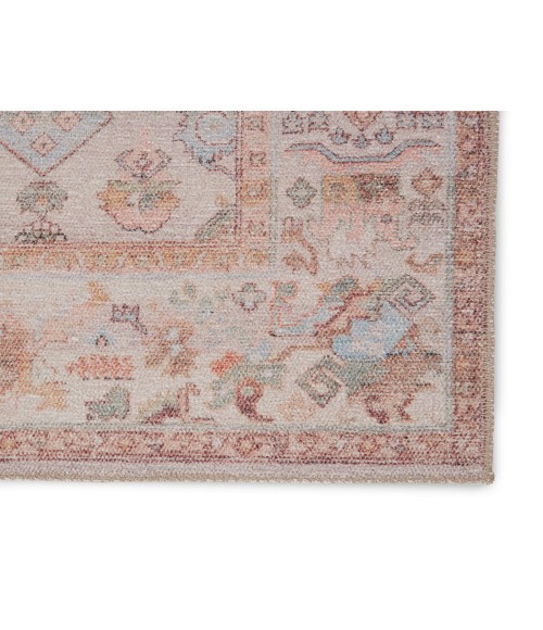 Jaipur Living Avin Oriental Blush/ Cream Runner Rug (2'6"X7'6")