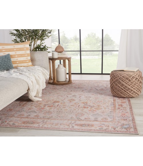 Jaipur Living Avin Oriental Blush/ Cream Runner Rug (2'6"X7'6")