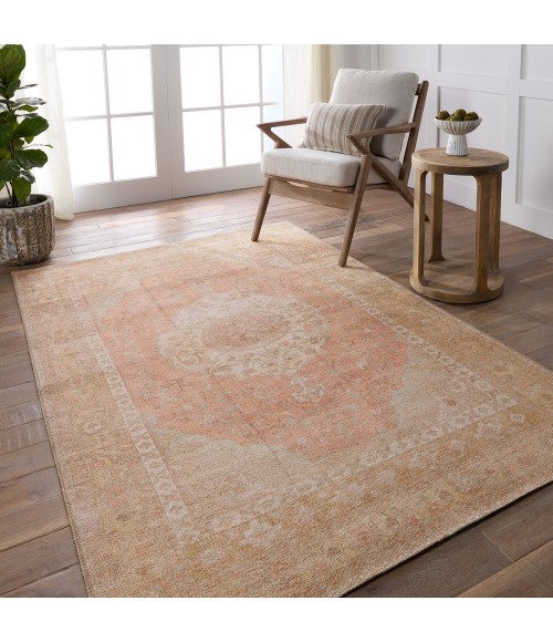 Jaipur Living Adeline Medallion Orange/Tan Area Rug 7'6''X9'6''