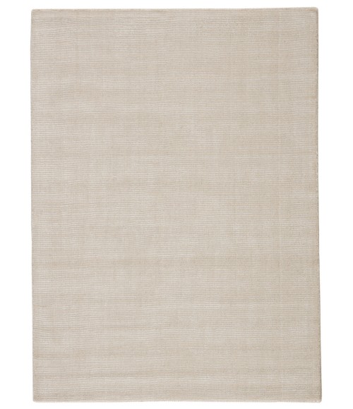 Jaipur Living Kelle Handmade Solid White/ Beige Area Rug (5'X8')