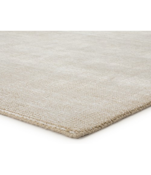 Jaipur Living Kelle Handmade Solid White/ Beige Area Rug (5'X8')