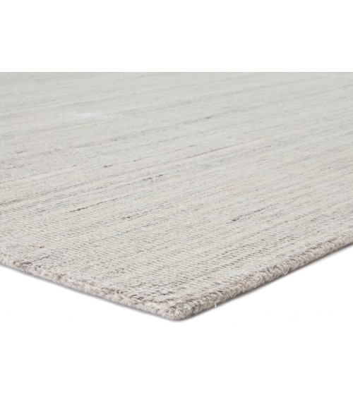 Jaipur Living Kelle Handmade Stripe Gray/ White Area Rug (8'X10')