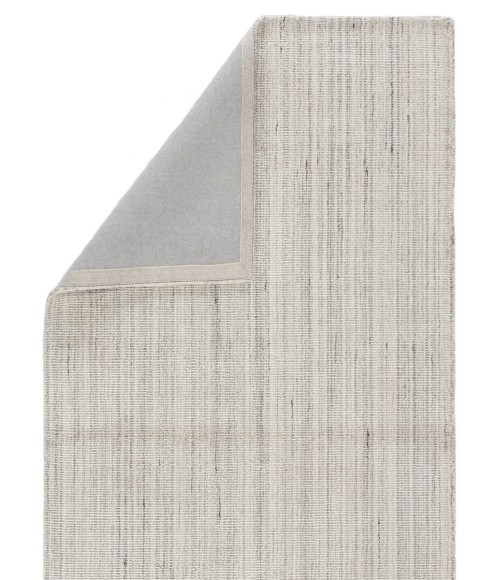 Jaipur Living Kelle Handmade Stripe Gray/ White Area Rug (8'X10')