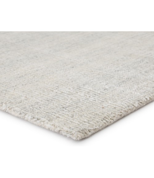 Jaipur Living Kelle Handmade Solid White/ Gray Area Rug (5'X8')
