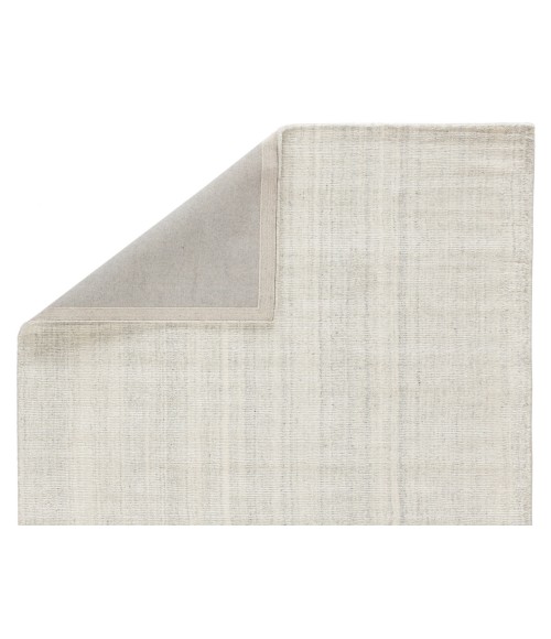 Jaipur Living Kelle Handmade Solid White/ Gray Area Rug (5'X8')