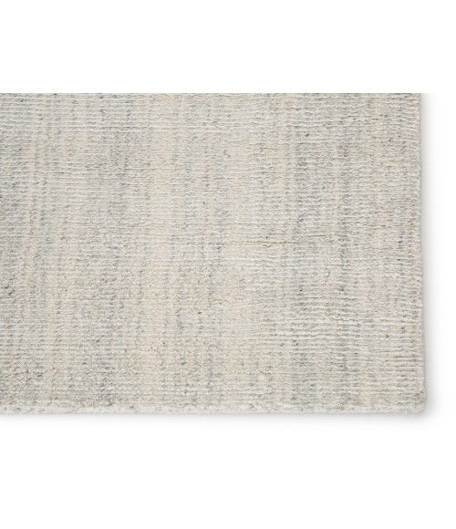 Jaipur Living Kelle Handmade Solid White/ Gray Area Rug (5'X8')