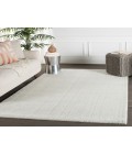 Jaipur Living Kelle Handmade Solid White/ Gray Area Rug (5'X8')