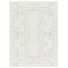 Vibe by Jaipur Living Kysa Kasinda KYS01 White - Gray 9 ft. 2 in. X 11 ft. 9 in. Rectangle Rug