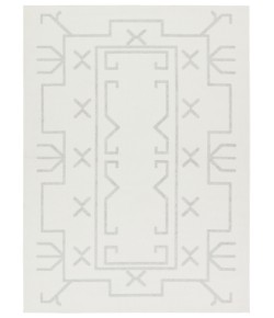 Vibe by Jaipur Living Kysa Kasinda KYS01 White - Gray 9 ft. 2 in. X 11 ft. 9 in. Rectangle Rug