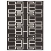 Vibe by Jaipur Living Kysa Odion KYS03 Black 5 ft. 3 in. X 7 ft. 6 in. Rectangle Rug