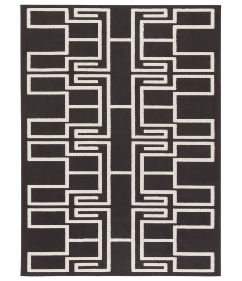 Jaipur Living Kysa Black KYS03 5 ft. 3 in. X 7 ft. 6 in. Rectangle Rug
