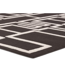Vibe by Jaipur Living Kysa Odion KYS03 Black 5 ft. 3 in. X 7 ft. 6 in. Rectangle Rug