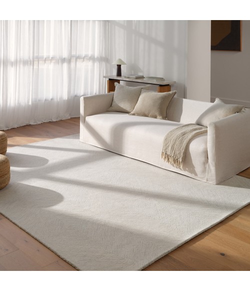 Jaipurliving Labyrinth Ivorywhite Lab04 8 Ft. 6 In. X 11 Ft. 6 In. Rect. Rug