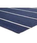 Jaipur Living Corbina Indoor/ Outdoor Stripe Dark Blue/ Ivory Area Rug (2'X3')