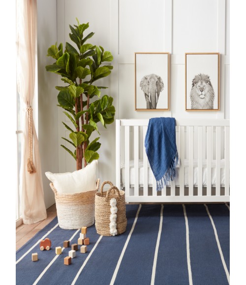 Jaipur Living Lanai Dark Blue LAN02 18 in. Swatch Square Rug