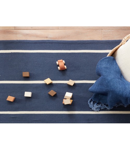 Jaipur Living Lanai Dark Blue LAN02 18 in. Swatch Square Rug