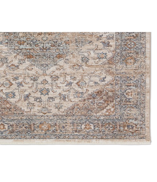 LAR01 Heir Rug Jaipur Living Heir Medallion Beige/ Blue Area Rug 8'X10'