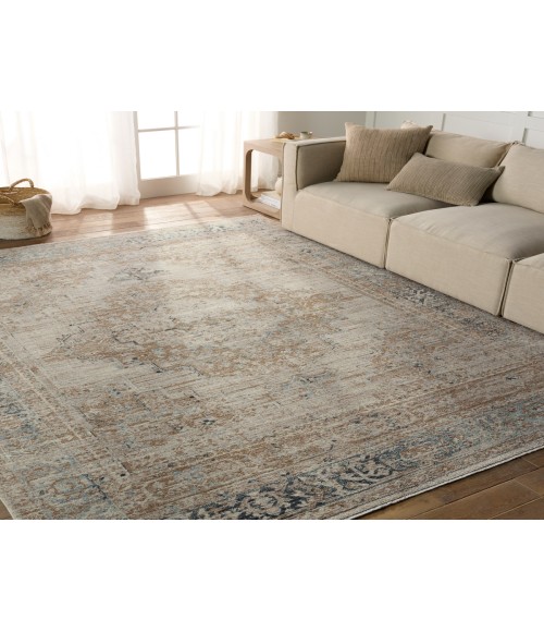 Vibe by Jaipur Living Emory Medallion Taupe/ Tan Area Rug 5'X7'6"