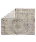 Vibe by Jaipur Living Emory Medallion Taupe/ Blue Area Rug 4'X5'2"