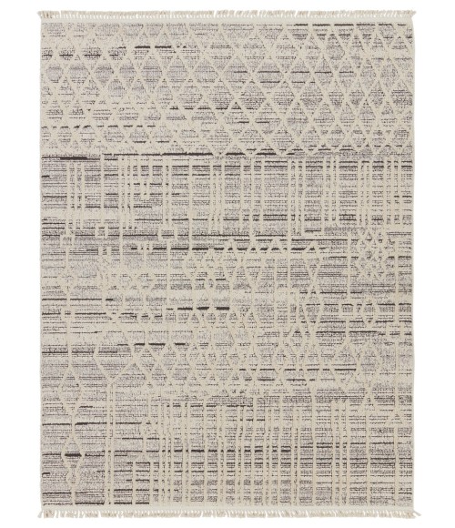 LRE02 Caiya Rug Jaipur Living Caiya Trellis Cream/ Gray Runner Rug 3'X8'