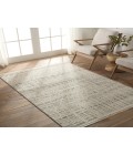 LRE02 Caiya Rug Jaipur Living Caiya Trellis Cream/ Gray Runner Rug 3'X8'