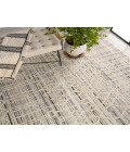 LRE02 Caiya Rug Jaipur Living Caiya Trellis Cream/ Gray Runner Rug 3'X8'