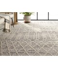 LRE02 Caiya Rug Jaipur Living Caiya Trellis Cream/ Gray Runner Rug 3'X8'