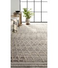 LRE02 Caiya Rug Jaipur Living Caiya Trellis Cream/ Gray Runner Rug 3'X8'