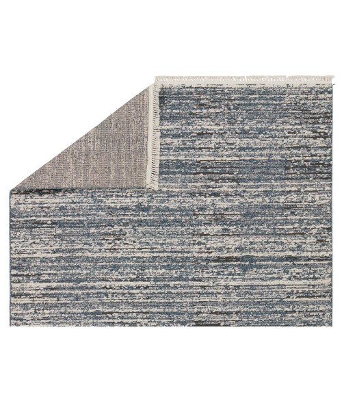 Jaipur Living Duna Striped Blue/ Gray Area Rug 6'7"X9'6"