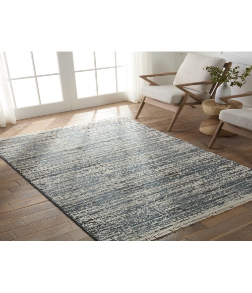 Jaipur Living Duna Striped Blue/ Gray Area Rug 6'7"X9'6"