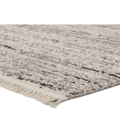 Jaipur Living Duna Striped Gray/ Cream Area Rug 10'X14'