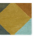 En Casa By Luli Sanchez Tufted Area Rug Luli Sanchez by Jaipur Living Ojo Handmade Geometric Gold/ Teal Area Rug (9'X13')