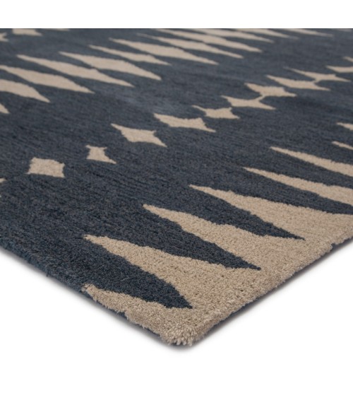 En Casa By Luli Sanchez Tufted Area Rug Luli Sanchez by Jaipur Living Tear Drops Handmade Geometric Gray/ Beige Area Rug (2'X3')