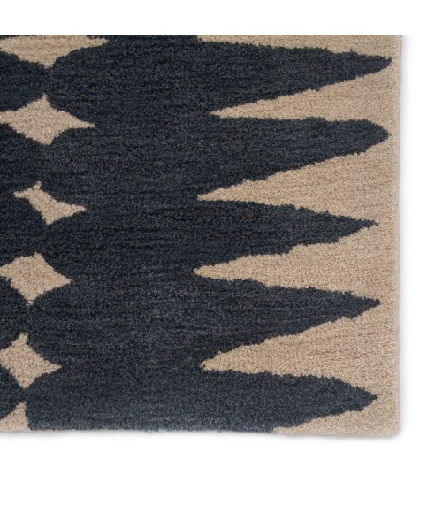 En Casa By Luli Sanchez Tufted Area Rug Luli Sanchez by Jaipur Living Tear Drops Handmade Geometric Gray/ Beige Area Rug (2'X3')