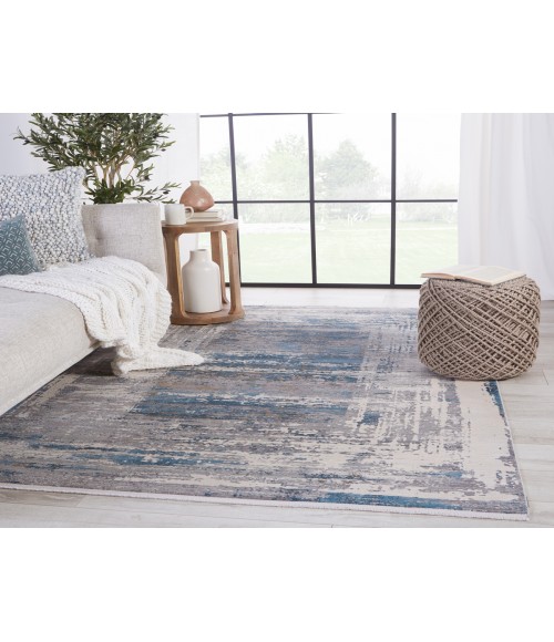 Jaipur Living Rialto Abstract Blue/ Gray Area Rug (10'X14')