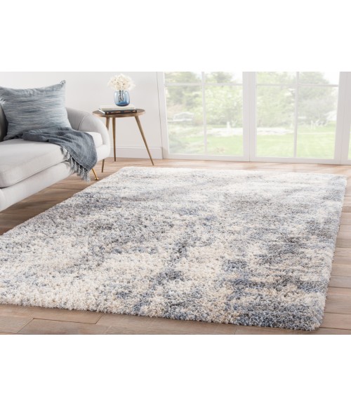 Jaipur Living Cantata Abstract Gray/ Blue Area Rug (5'3"X7'7")