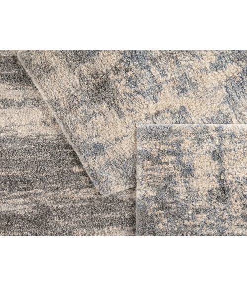 Jaipur Living Cantata Abstract Gray/ Blue Area Rug (5'3"X7'7")