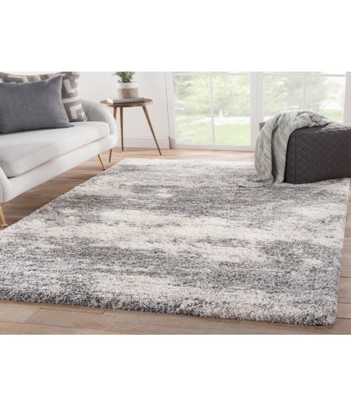 Lyra Area Rug Jaipur Living Elodie Abstract Gray/ Ivory Area Rug (5'3"X7'7")