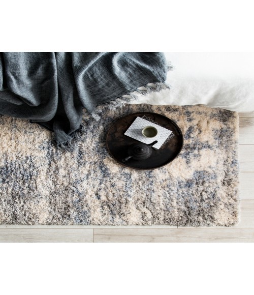Lyra Area Rug Jaipur Living Harmony Abstract Light Gray/ Blue Area Rug (10'2"X14'1")
