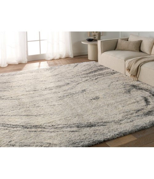 Jaipur Living Windsor Abstract Gray/ Cream Area Rug 5'3"X7'7"
