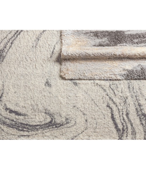 Jaipur Living Windsor Abstract Gray/ Cream Area Rug 5'3"X7'7"