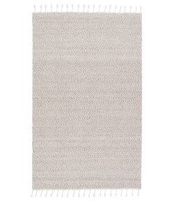 Jaipur Living Adria Indoor/ Outdoor Solid Cream/ Gray Maj01 Area Rug 10 ft. X 14 ft. Rectangle