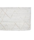 Makai Area Rug Jaipur Living Sahar Handmade Trellis White/ Tan Area Rug (5'X8')