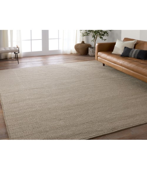 Jaipur Living Ryker Handmade Indoor/Outdoor Solid Light Gray Area Rug 10'X14'