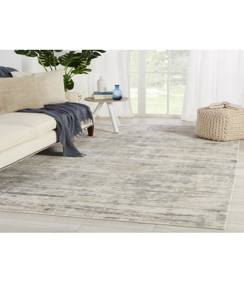 Barclay Butera by Jaipur Living Retreat Handmade Abstract Gray/ Ivory Area Rug (5'X8')