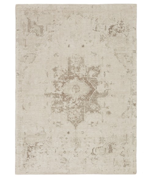 MBB03 Canyon Rug Barclay Butera by Jaipur Living Canyon Handmade Medallion Ivory/ Light Gray Area Rug 10'X14'