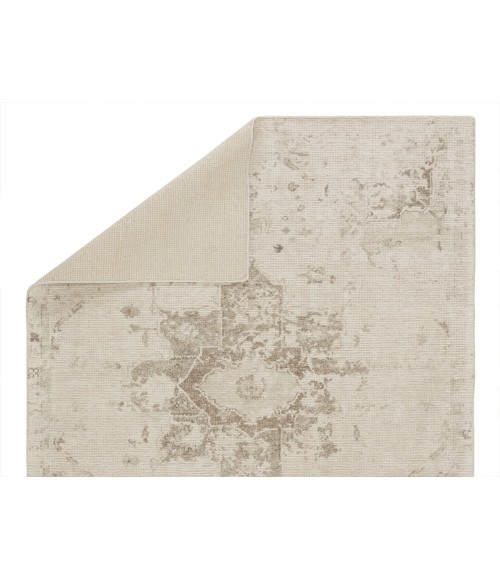 MBB03 Canyon Rug Barclay Butera by Jaipur Living Canyon Handmade Medallion Ivory/ Light Gray Area Rug 10'X14'